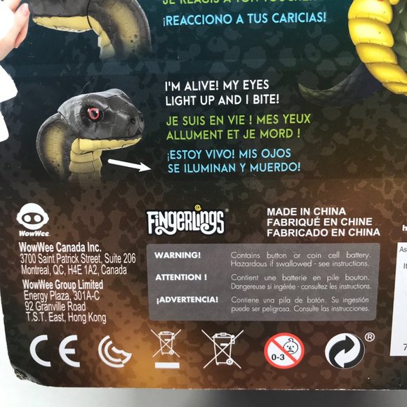 Fingerlings WowWee Untamed Fang Snake Action Figure Interactive New - Picture 10 of 11